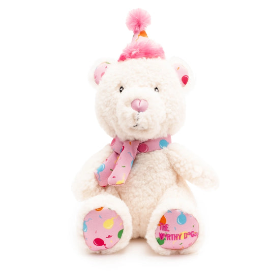 Birthday Bear Toy - Pink