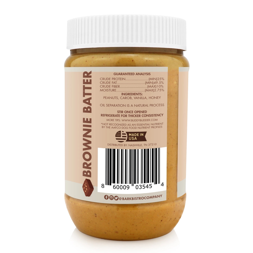 Dog Peanut Butter, Brownie Batter Buddy Budder
