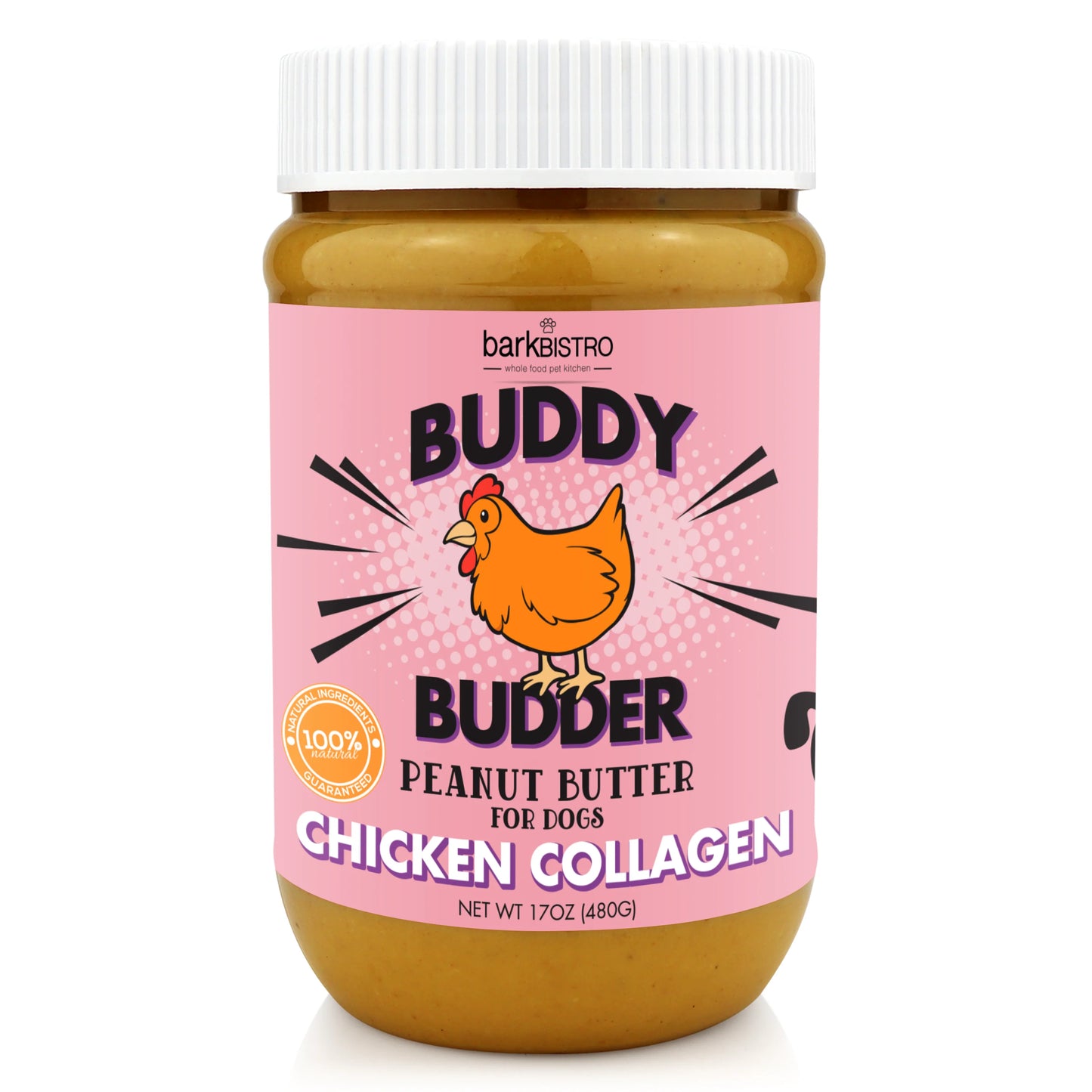 Dog Peanut Butter, Chicken Collagen Buddy Budder