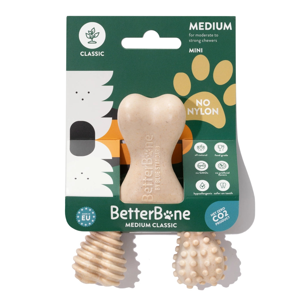 Betterbone MEDIUM - Natural, No Nylon, Softer Than Nylon Eco