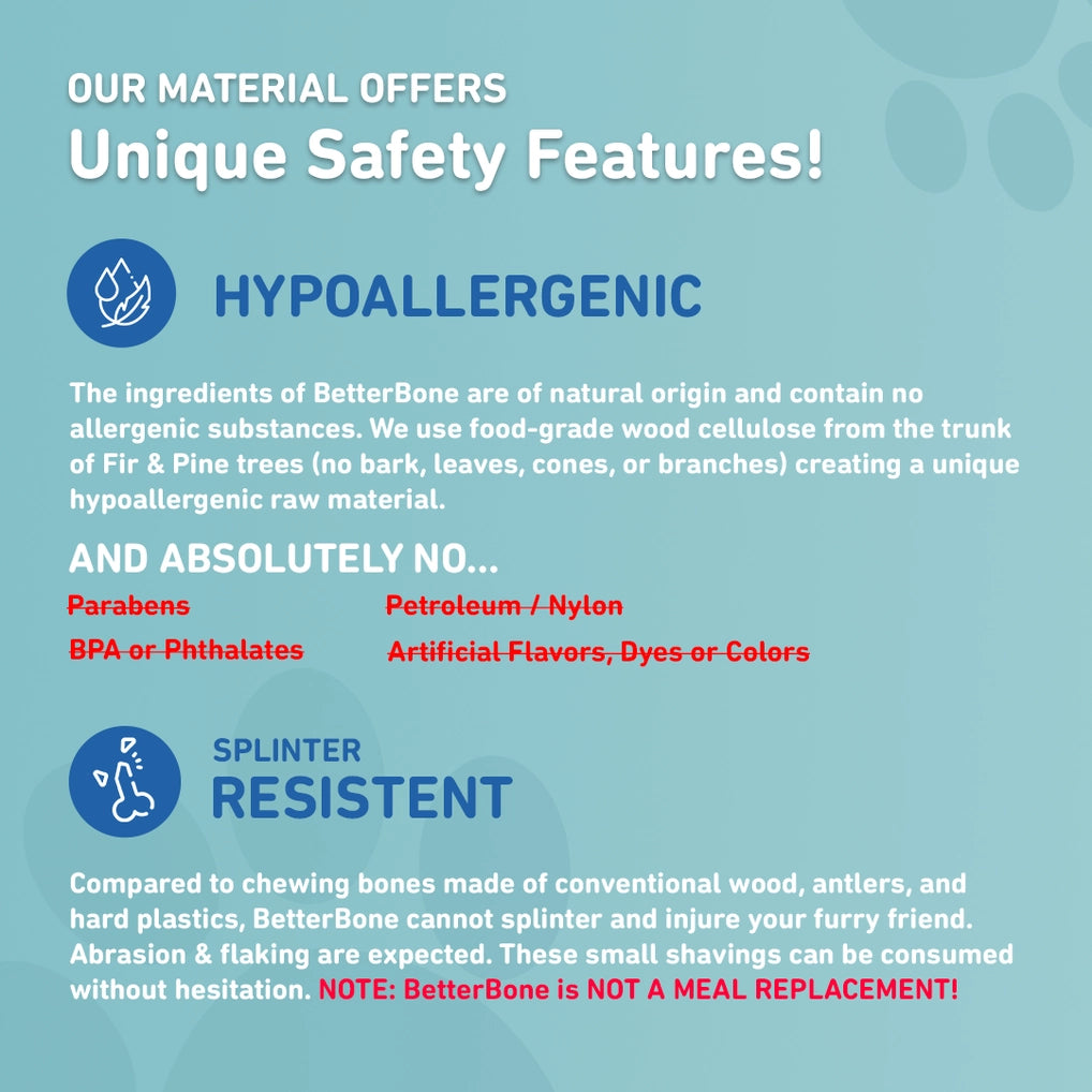 Betterbone SOFT- All-Natural, Safer On Teeth, Sustainable