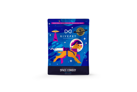 GivePet Space Cowboy Freeze-Dried Dog Treats
