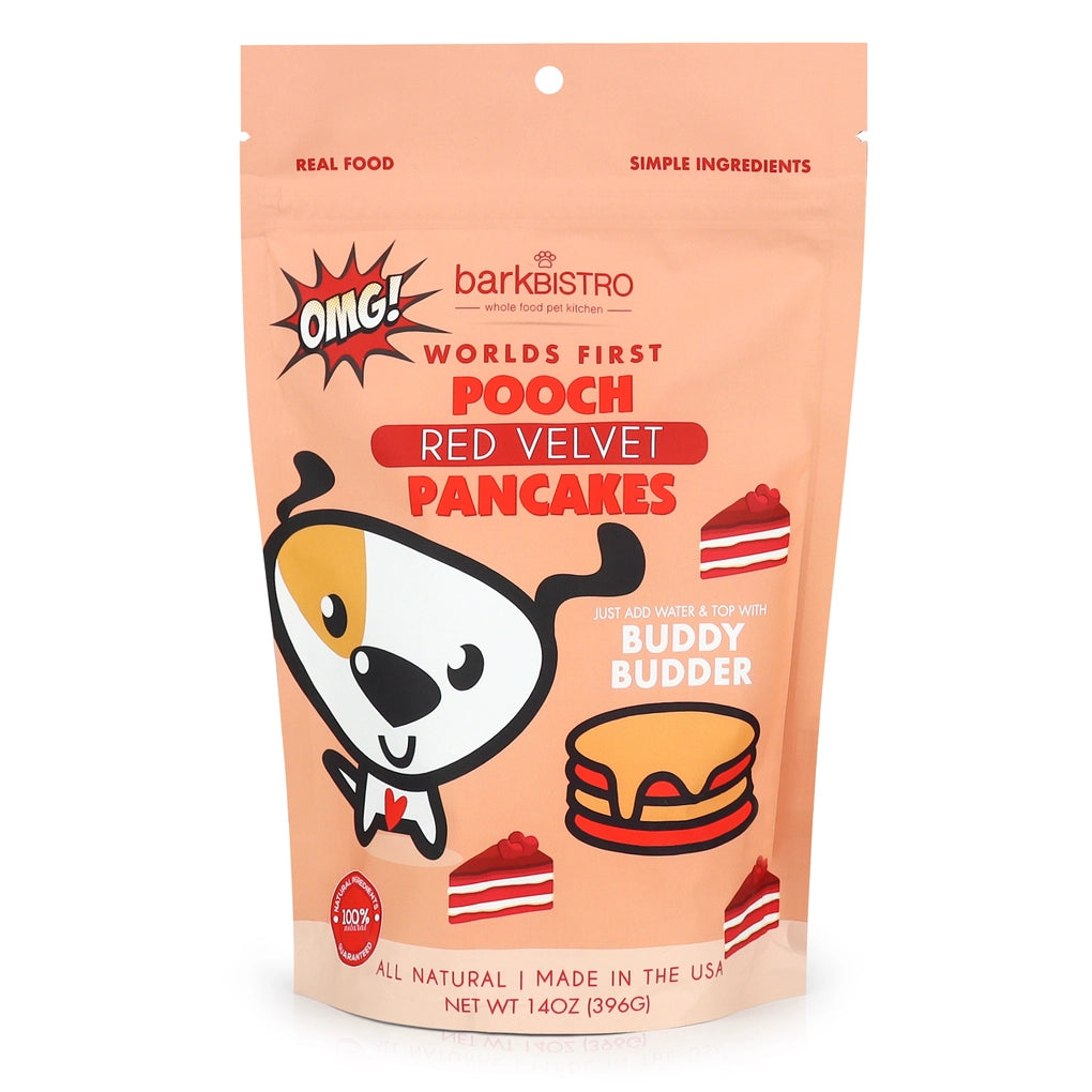 Dog Pancakes Red Velvet Pooch Pancakes / Cake