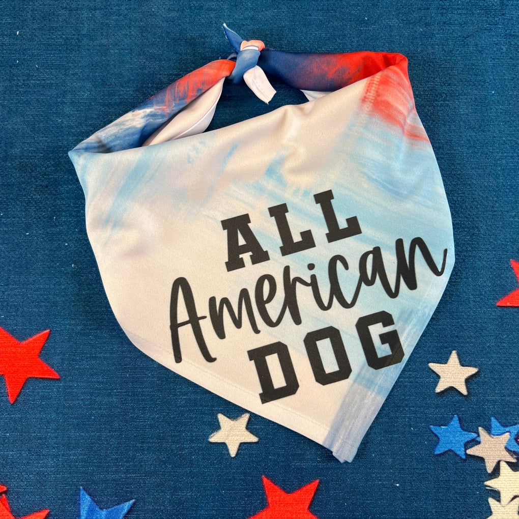 All American Dog | Patriotic Dog Bandana