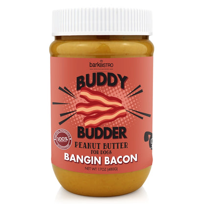 Dog Peanut Butter, Bangin Bacon Buddy Budder