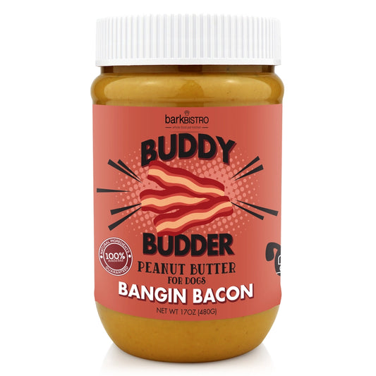 Dog Peanut Butter, Bangin Bacon Buddy Budder