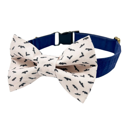Going Bat-Ty Dog Bow Tie with Velcro For Halloween