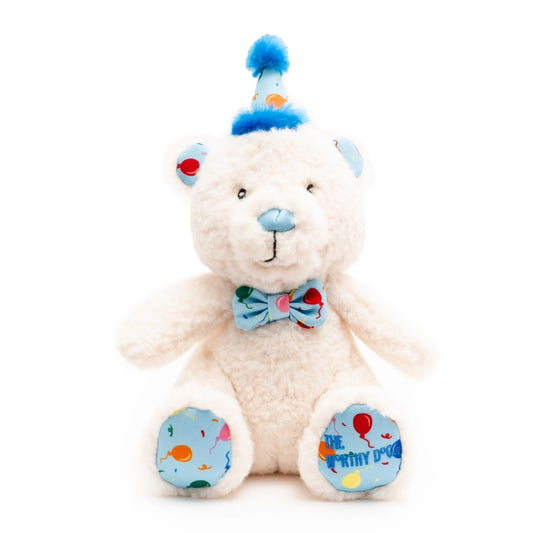 Birthday Bear Toy - Blue