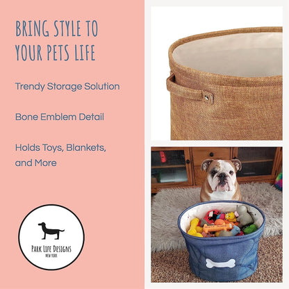 Capri Tan Pet Toy Storage