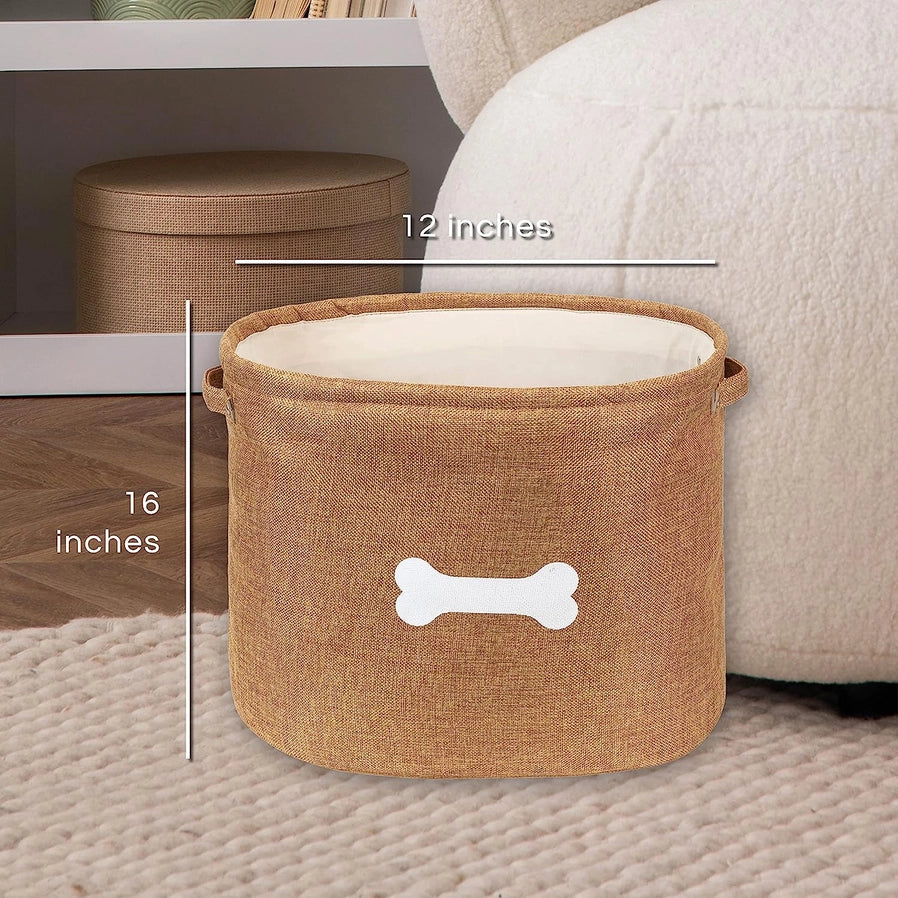 Capri Tan Pet Toy Storage