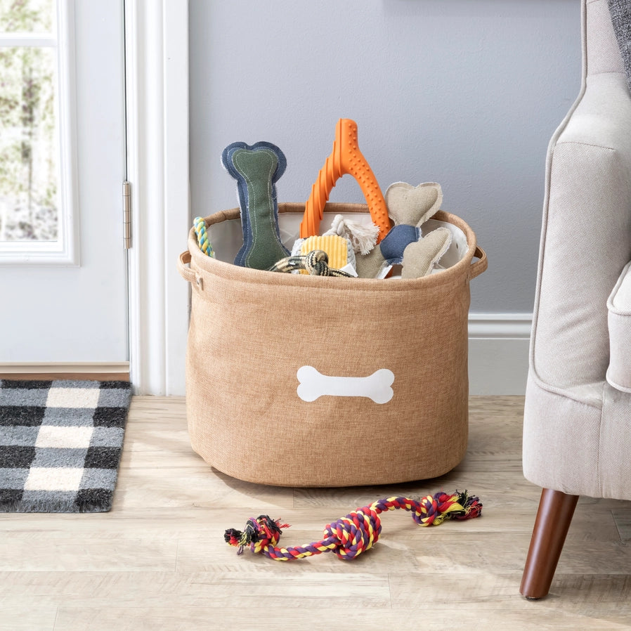 Capri Tan Pet Toy Storage