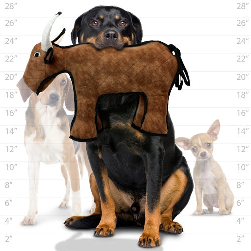 Tuffy Barnyard Bull, Tough, Durable Dog Toy