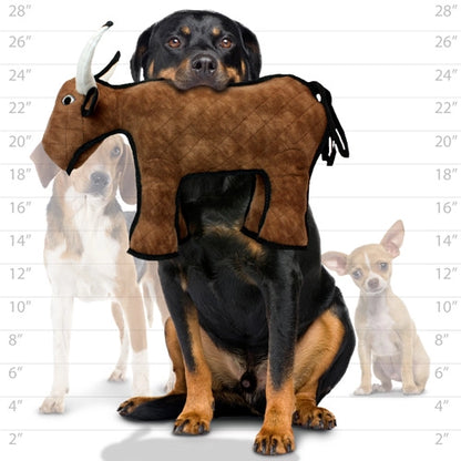 Tuffy Barnyard Bull, Tough, Durable Dog Toy