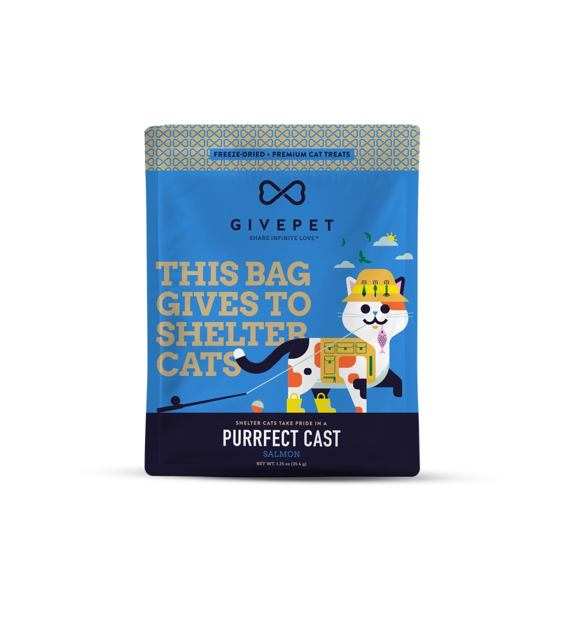 GivePet Purrfect Cast Freeze-Dried Cat Treats