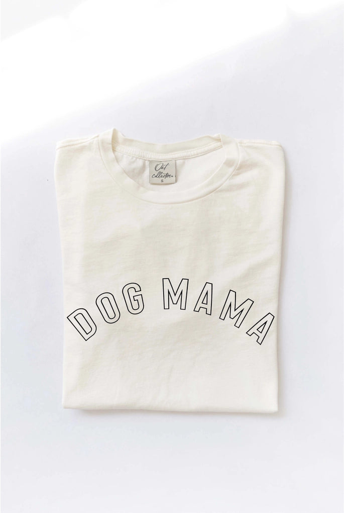 Dog Mama Mineral Washed Graphic Top