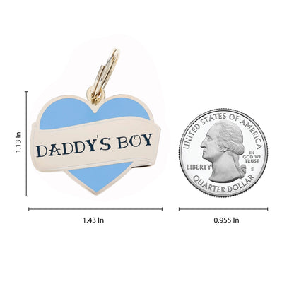 Daddy's Boy Pet ID Tag