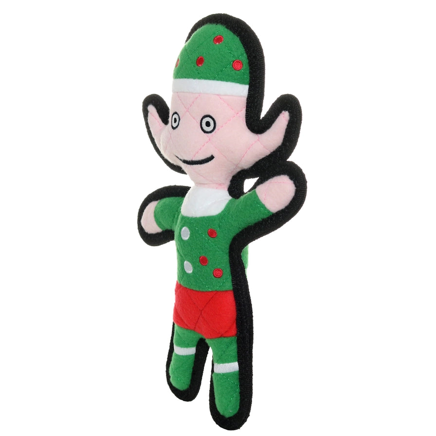 TUFFY Elf - Christmas, Durable, Tough, Squeaky Dog Toy