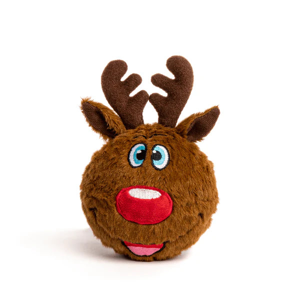 Christmas Reindeer Faball Dog Toy