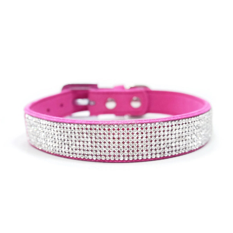 VIP Bling Collar - Fuchsia Pink