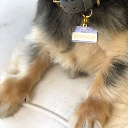 Good Boy Pet ID Tag