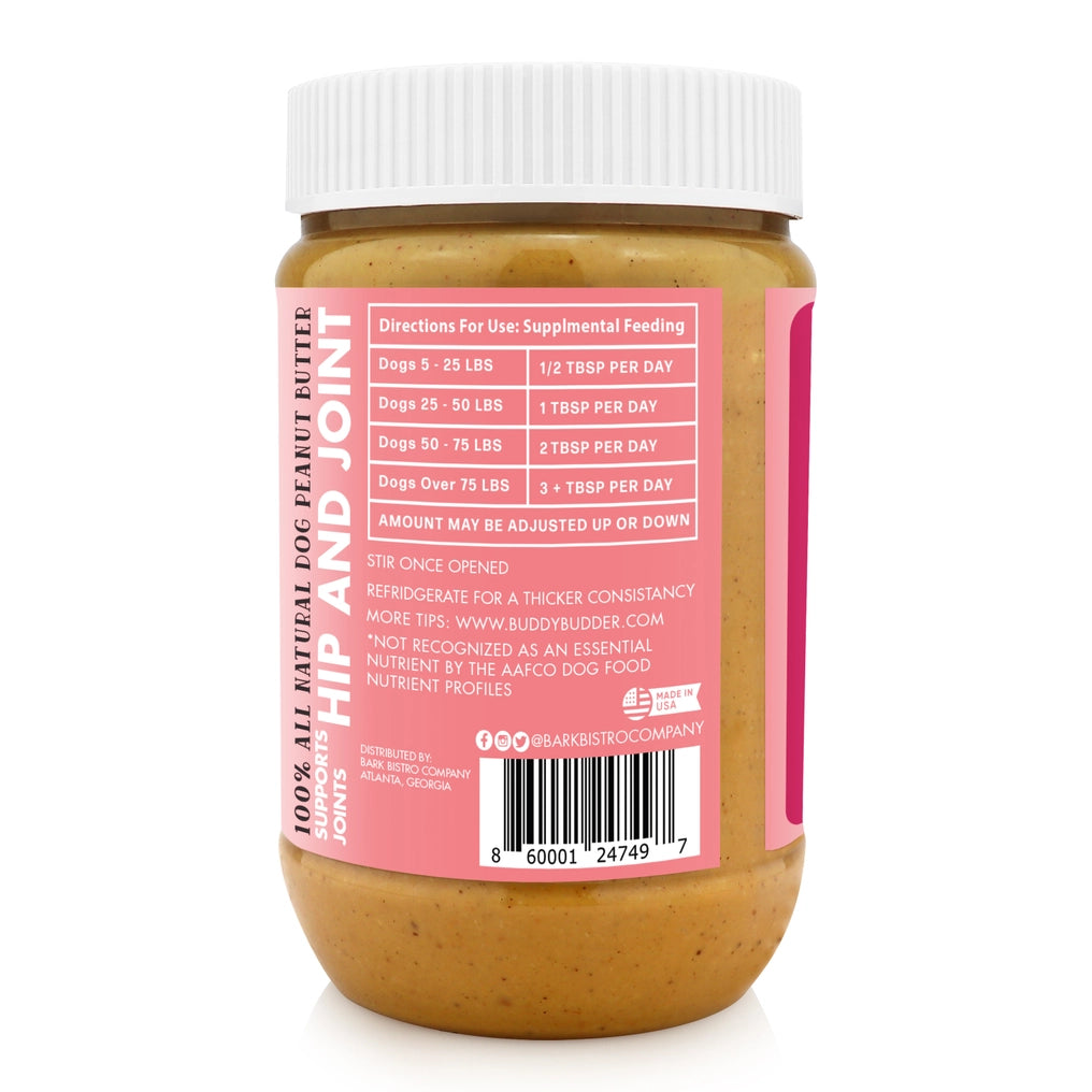 Dog Peanut Butter, Cranberry Canine Hip & Joint Buddy Budder