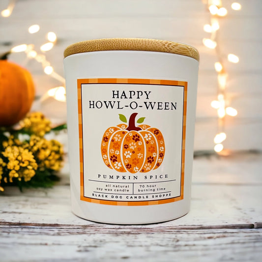 Happy Howl-O-Ween Candle