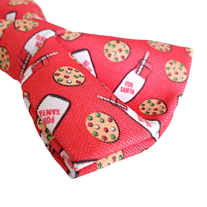 Milk & Cookies Dog Bow Tie