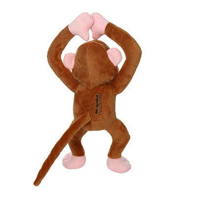 Mighty Angry Animals Monkey, Plush, Squeaky Dog Toy