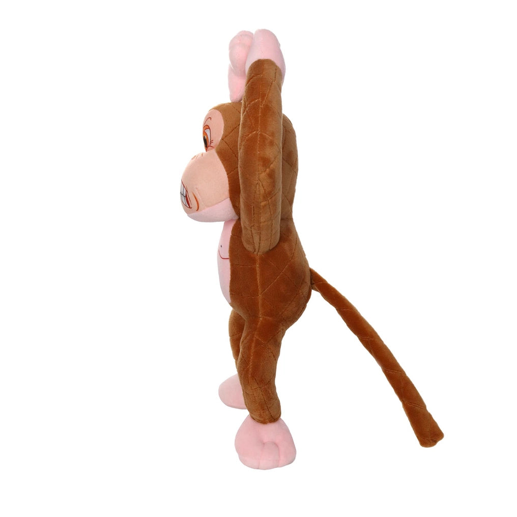 Mighty Angry Animals Monkey, Plush, Squeaky Dog Toy