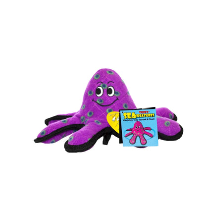 Tuffy Ocean Octopus, Durable, Tough, Squeaky Dog Toy