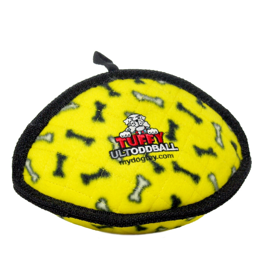 Tuffy Ultimate Odd Ball - Yellow, Tough, Durable Dog Toy