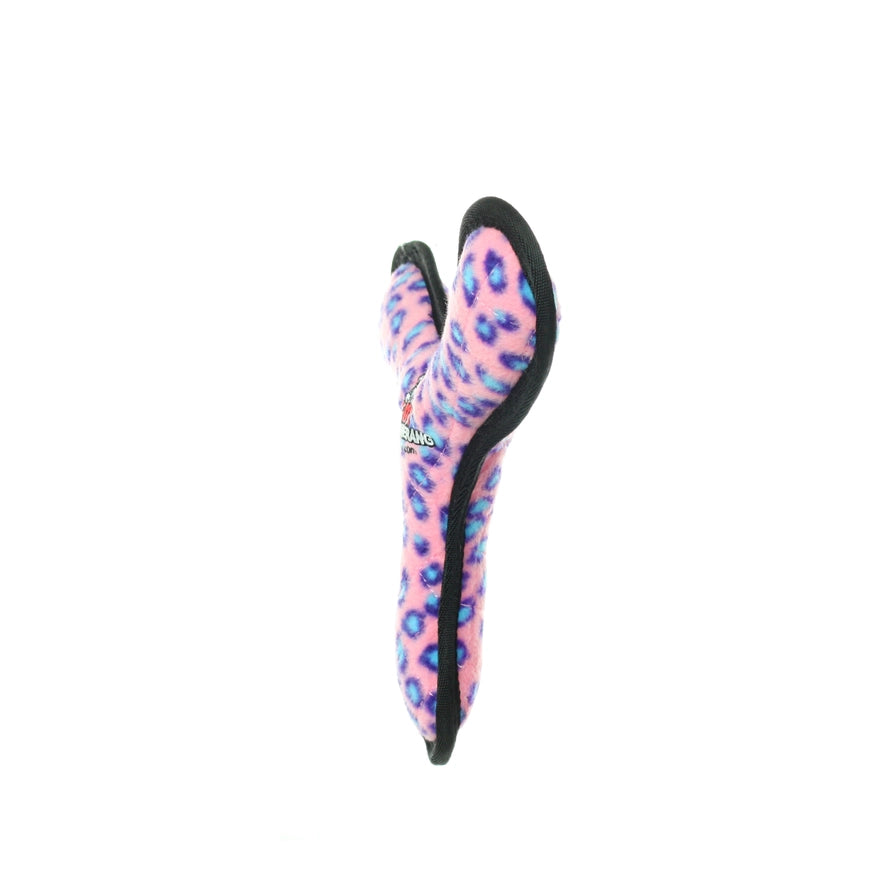 Tuffy Ultimate Boomerang - Pink Leopard, Squeaky Dog Toy