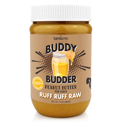 Dog Peanut Butter, Ruff Ruff Raw Buddy Budder