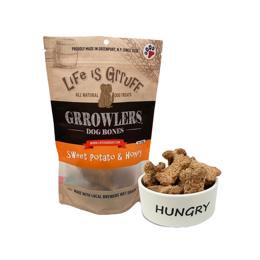 Grrowler's Dog Bones Healthy Dog Treats: Sweet Potato & Honey