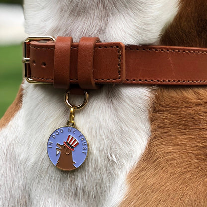 In Dog We Trust Pet ID Tag