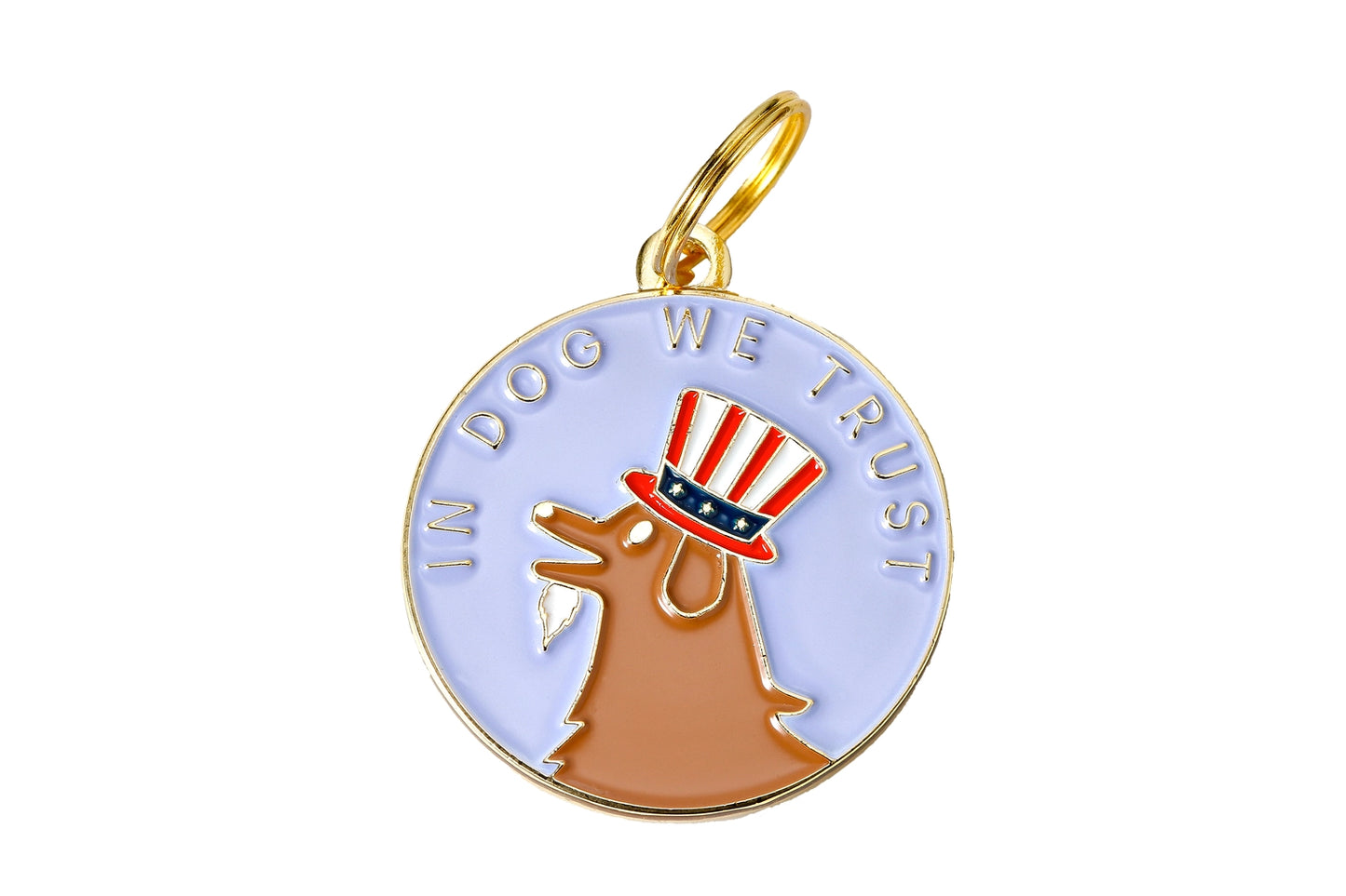 In Dog We Trust Pet ID Tag