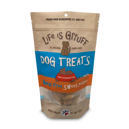 8 oz Wheat-Free Sweet Potato All-Natural Healthy Dog Treats