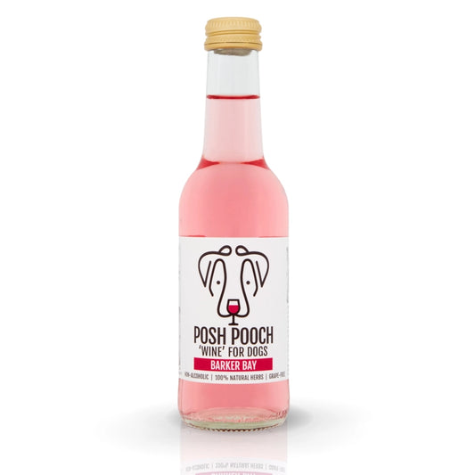 Premium Posh Pooch Dog Wine, Non-Alcoholic - Rose