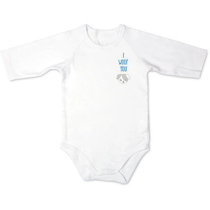 Puppy 3/4 Length Sleeve Onesie