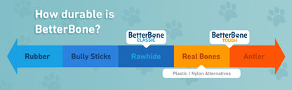 BetterBone Tough, Beef Flavored — Durable All-Natural Sustainable Chew Toy