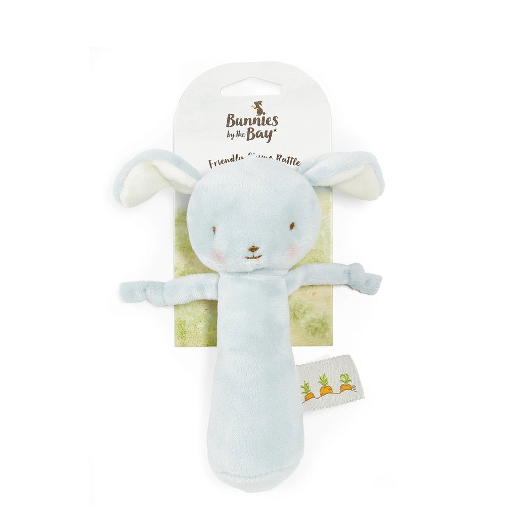 Friendly Chime Rattle - Blue Puppy