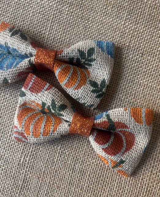 Fall Pumpkin Burlap