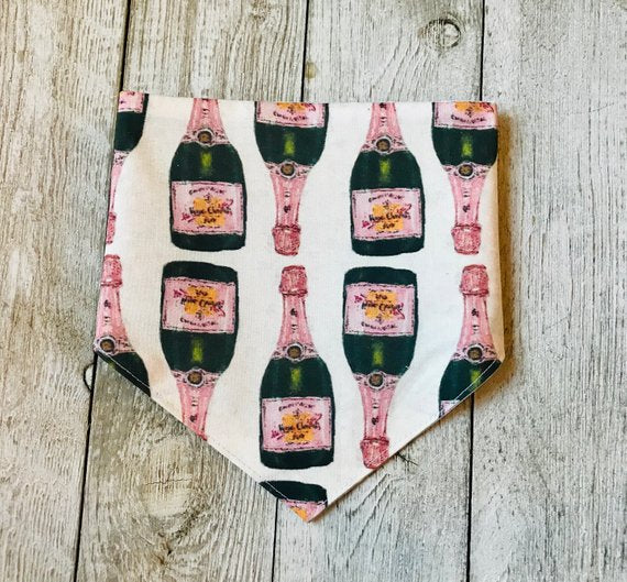 Champagne Dog Bandana (Over-the-Collar)