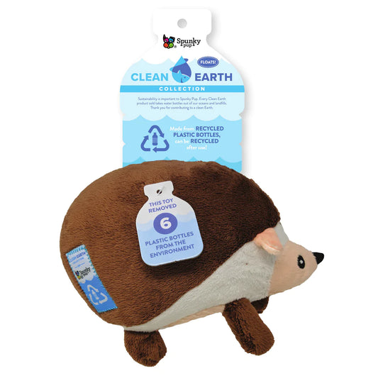 Clean Earth Plush Hedgehog Toy