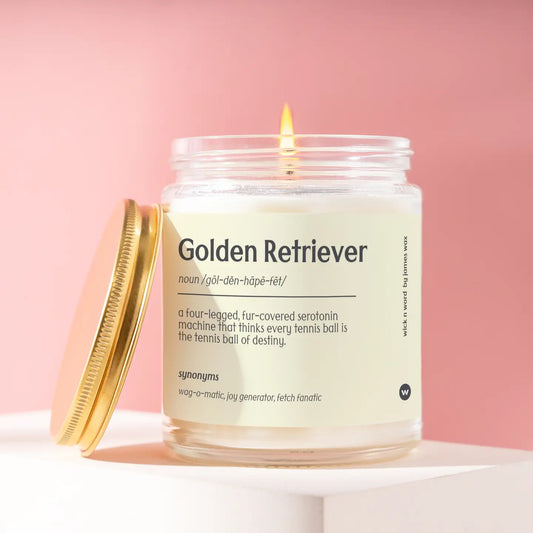 Golden Retriever Definition Candle