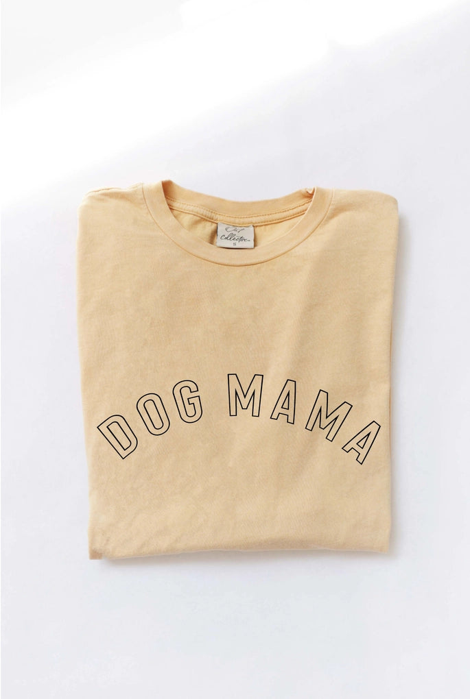 Dog Mama Mineral Washed Graphic Top