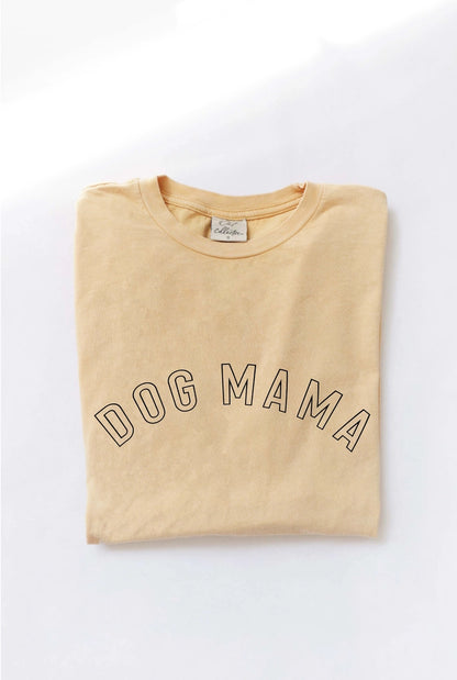 Dog Mama Mineral Washed Graphic Top