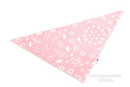 Pink Paisley Bandana