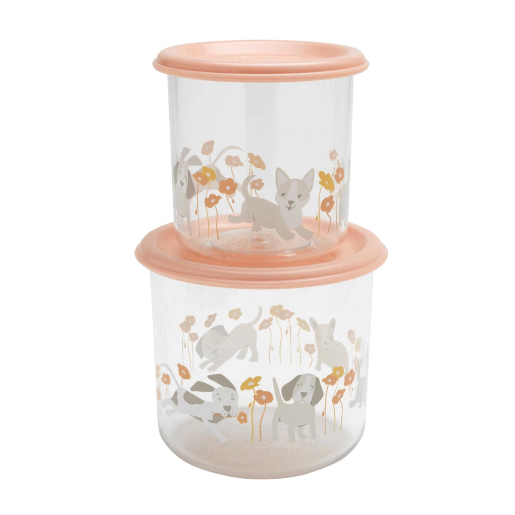 Good Lunch Snack Containers | Puppies & Poppies