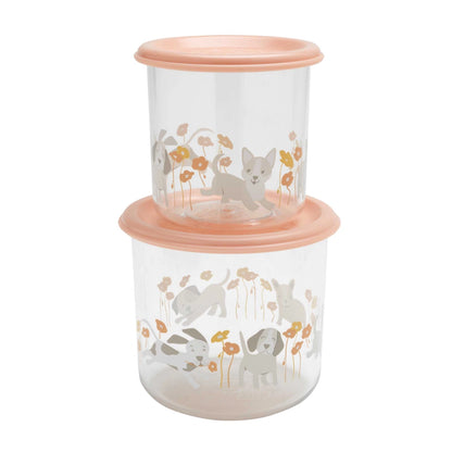 Good Lunch Snack Containers | Puppies & Poppies